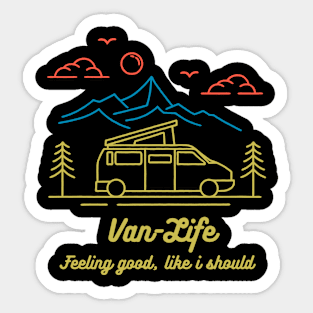 Van Life - Feelin' Good Sticker